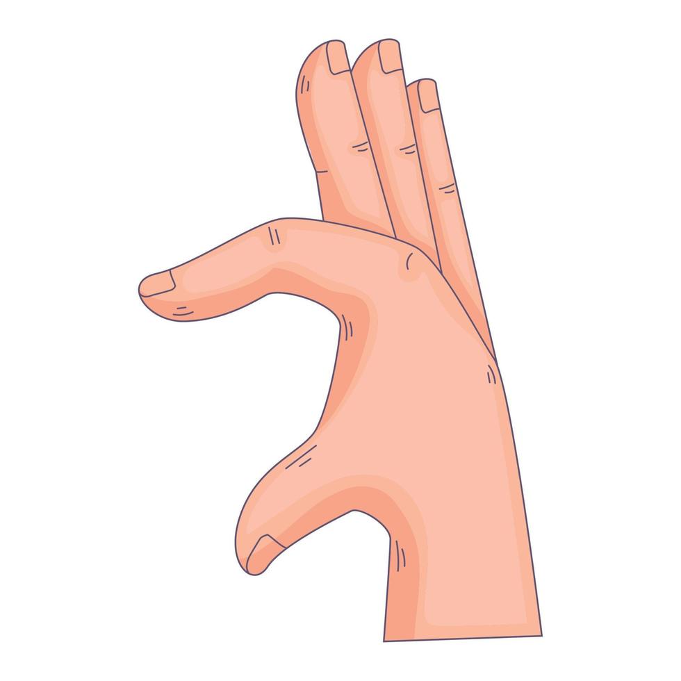 hand human signal vector