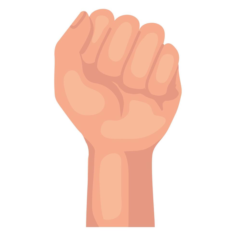 hand human fist vector