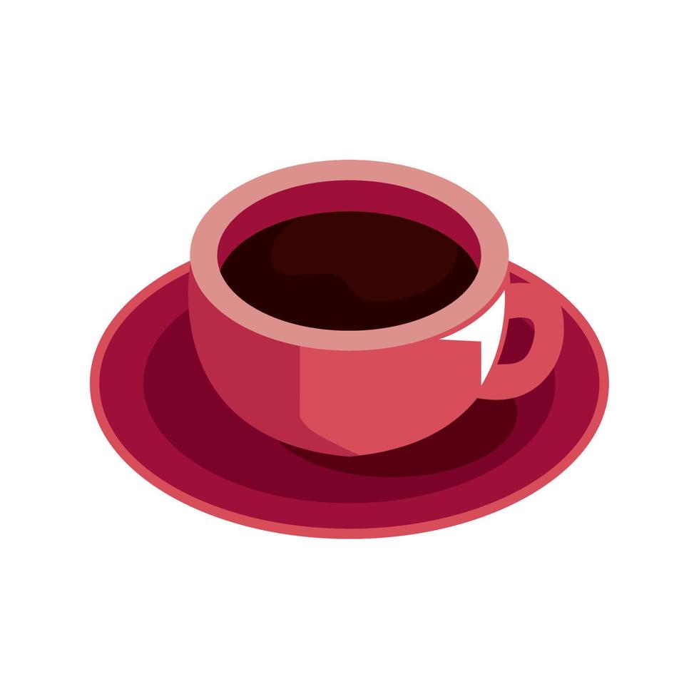 coffee cup drink isometric vector