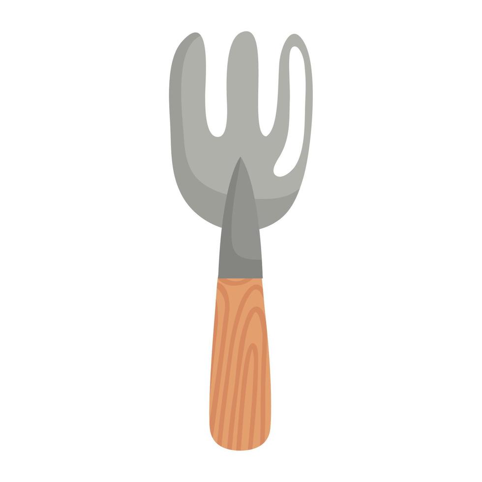 garden fork tool vector