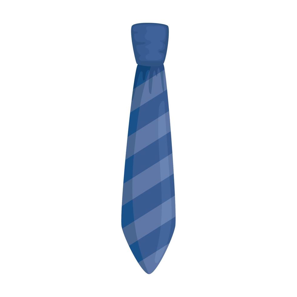 elegant tie accessory vector