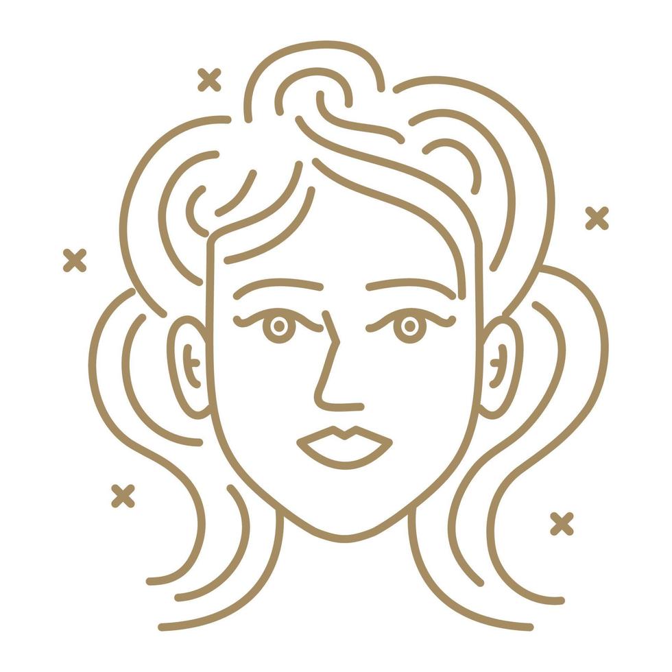 virgo astrology zodiac sign vector