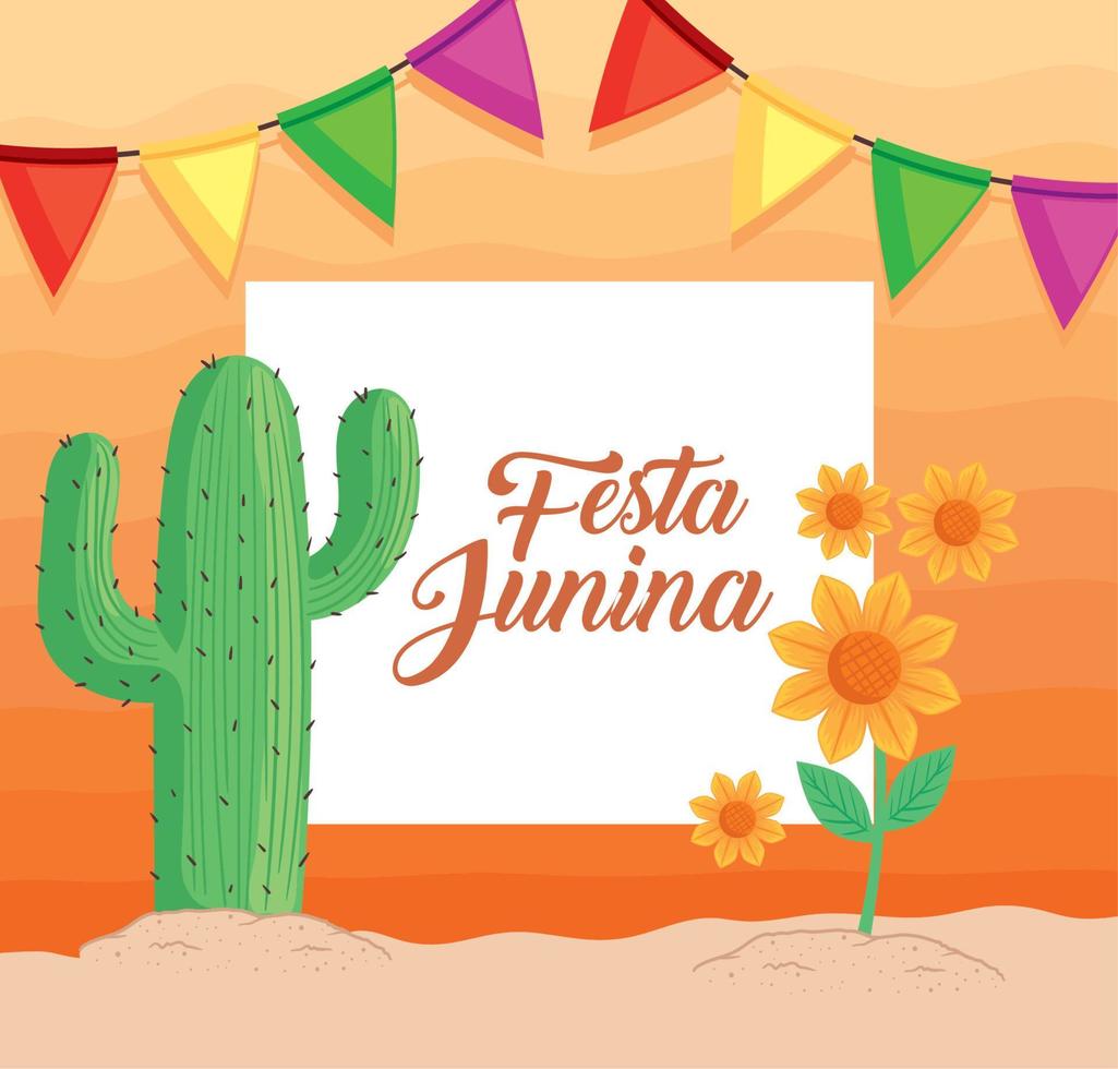 festa junina poster vector