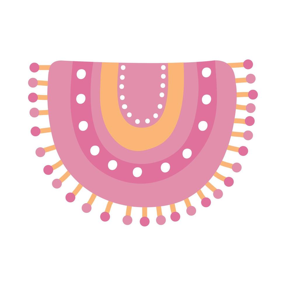 pink llama pad accessory vector