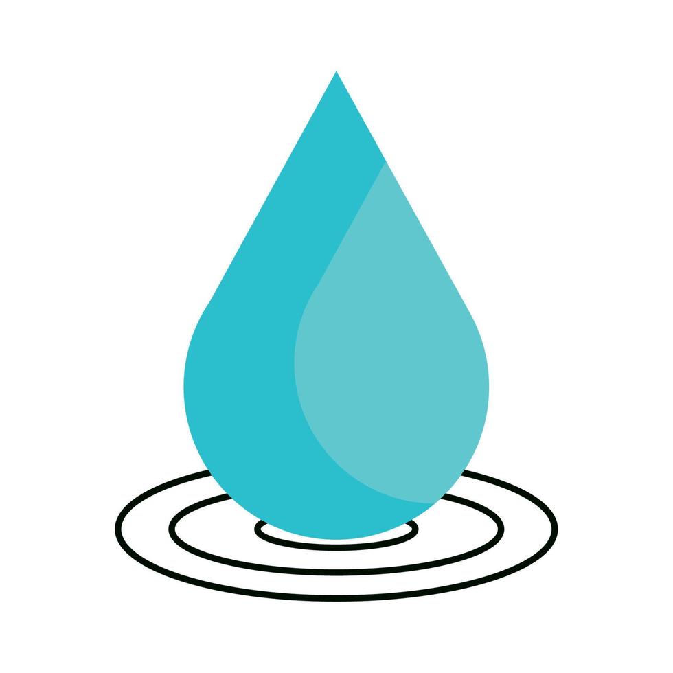 ecology water drop vector