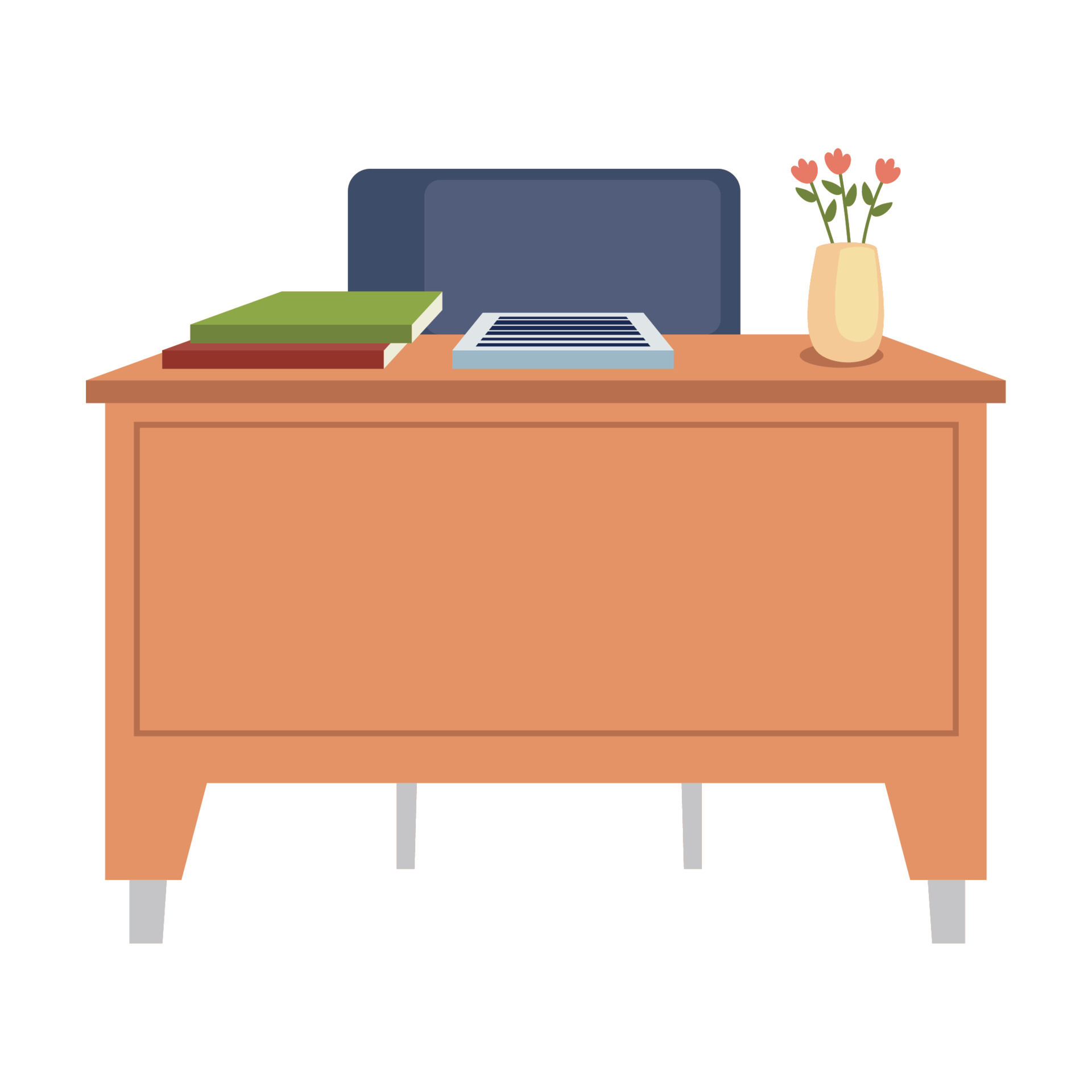 teachers desk clipart