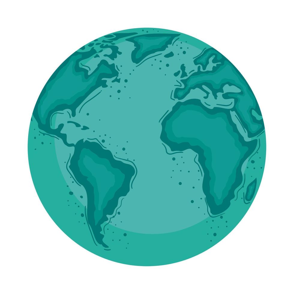 world planet earth vector