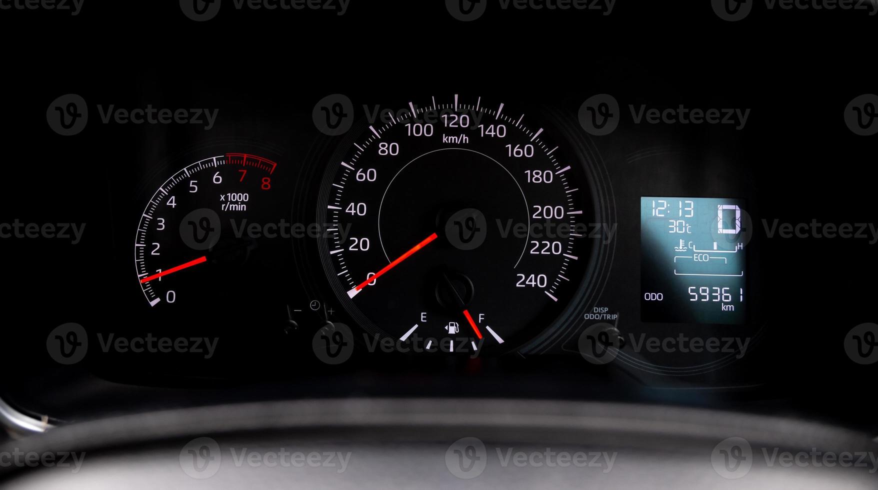 Modern car mileage Designed for functionality and elegance photo