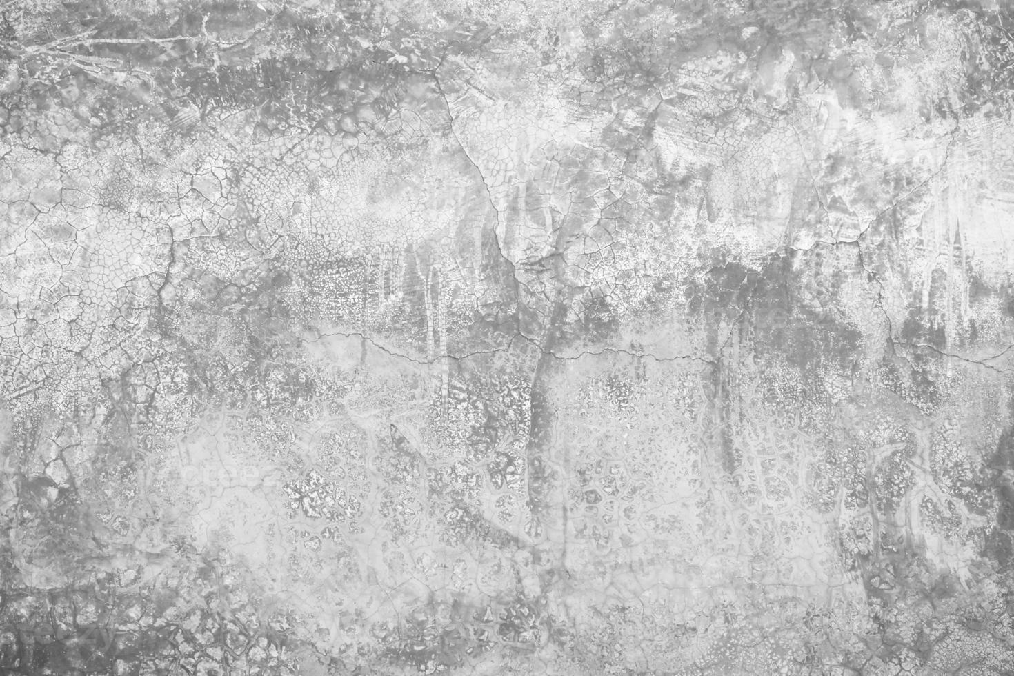antiguo muro de hormigón de color blanco y negro, muro de cemento, muro roto, textura de fondo foto