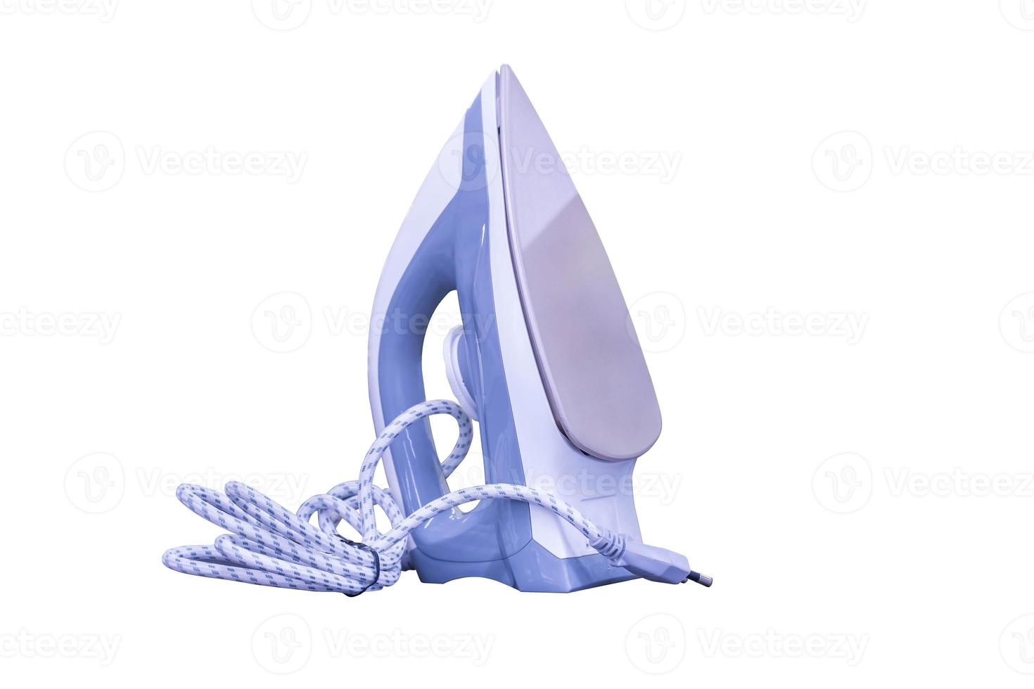 Iron isolated on a white background with clipping path photo