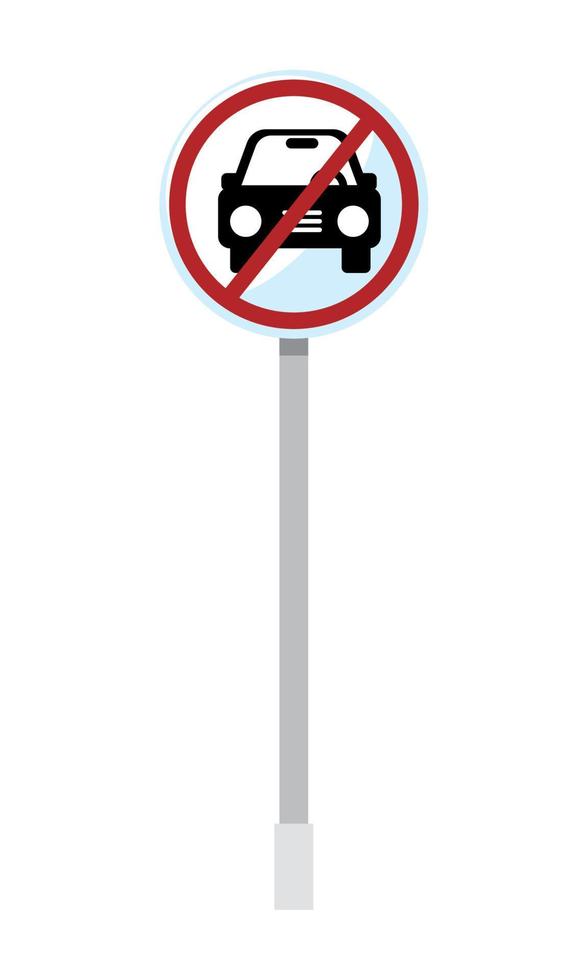 dont car traffic signal vector
