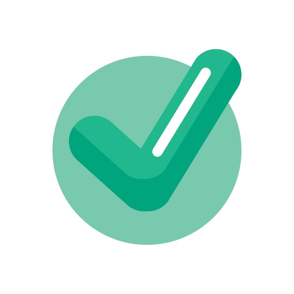 green check symbol vector