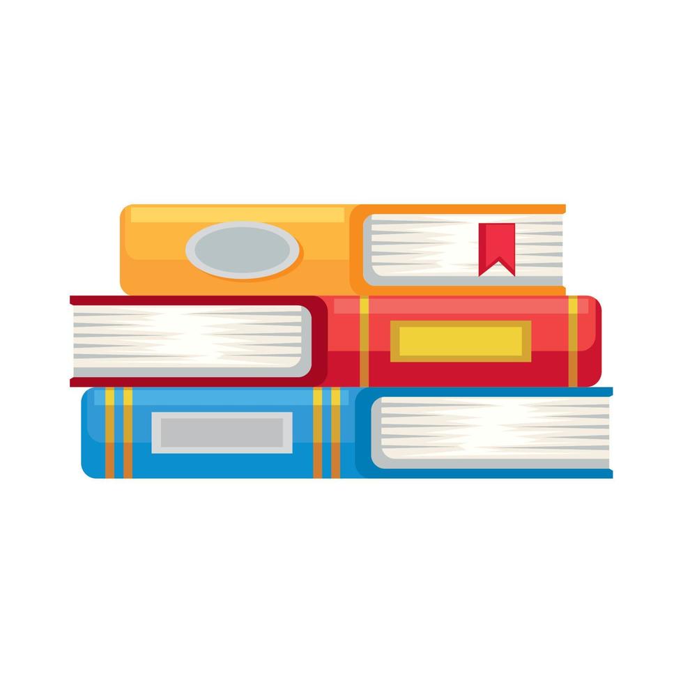 pile text books vector