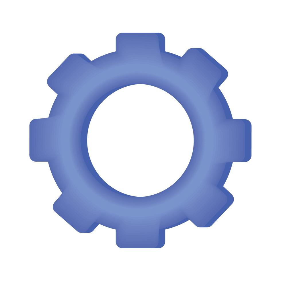 purple gear machine vector
