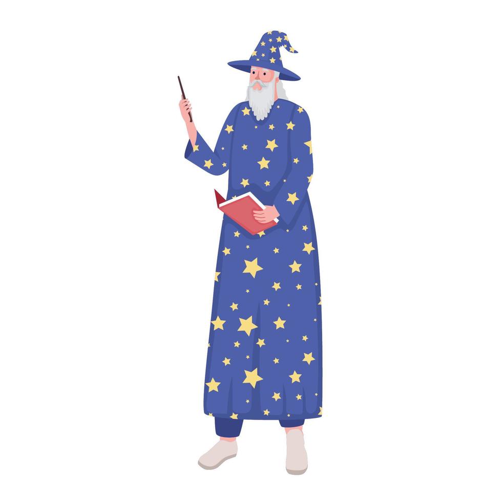 magician fairytale character vector