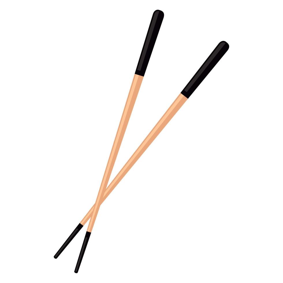 chopstick japanese cutlery vector