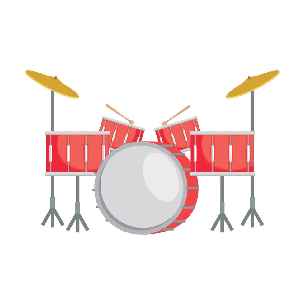 drums battery instrument vector