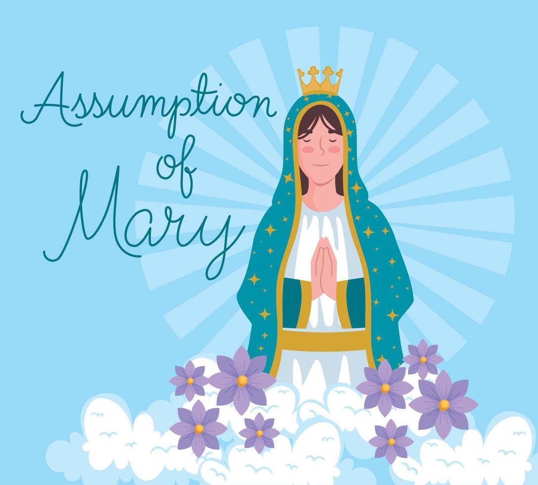 assumption of mary card vector