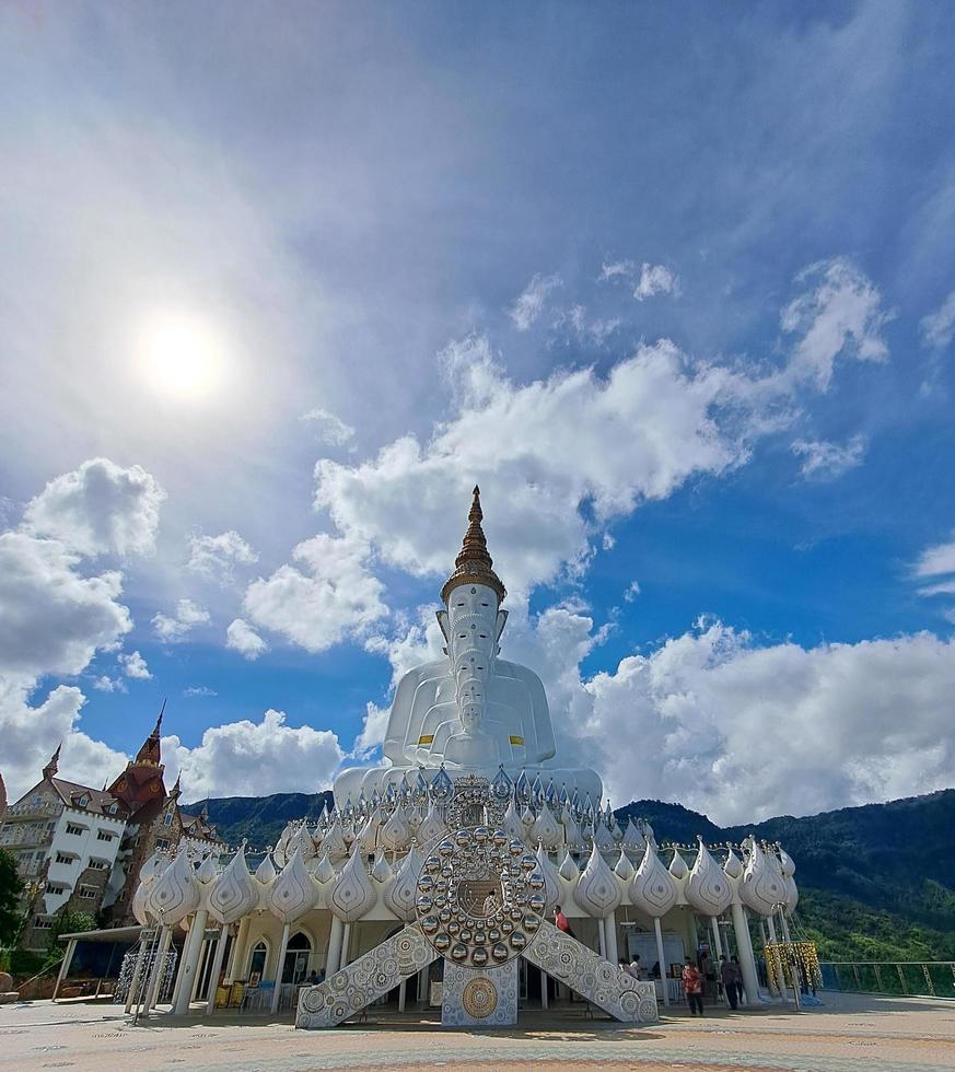 Kao kho, Phetchabun, Thailand, 2022 - front of Buddha statues in front of sky photo