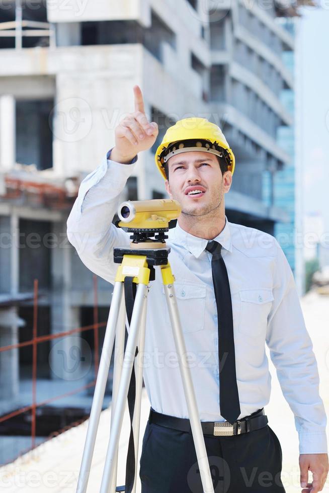 architect on construction site photo