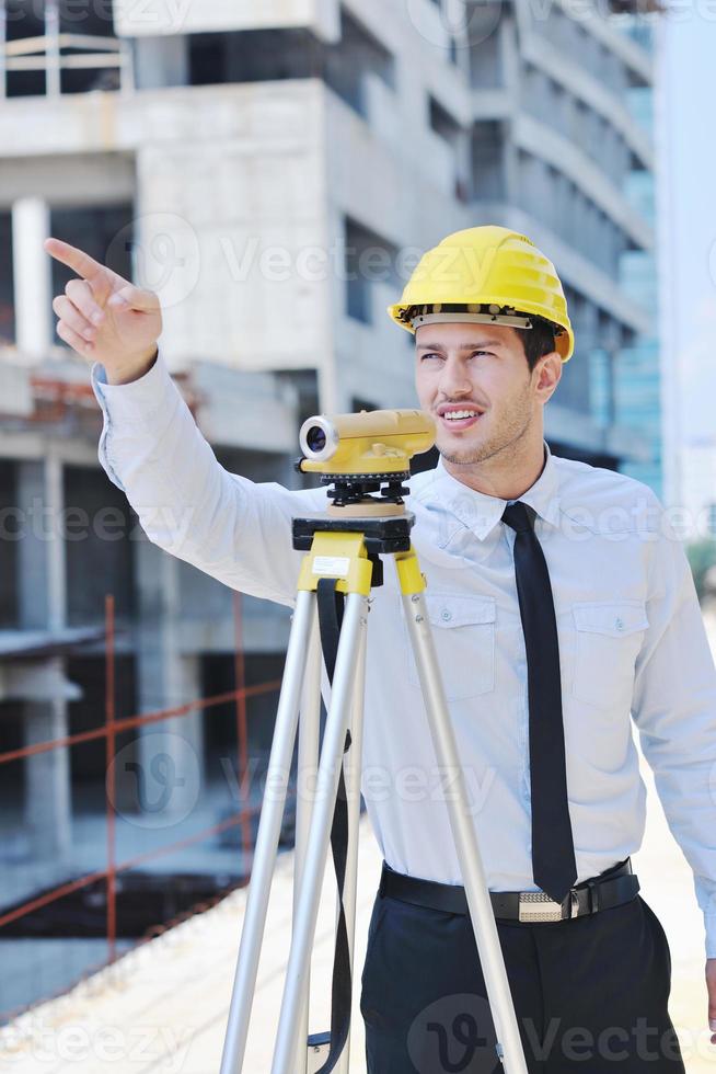 architect on construction site photo