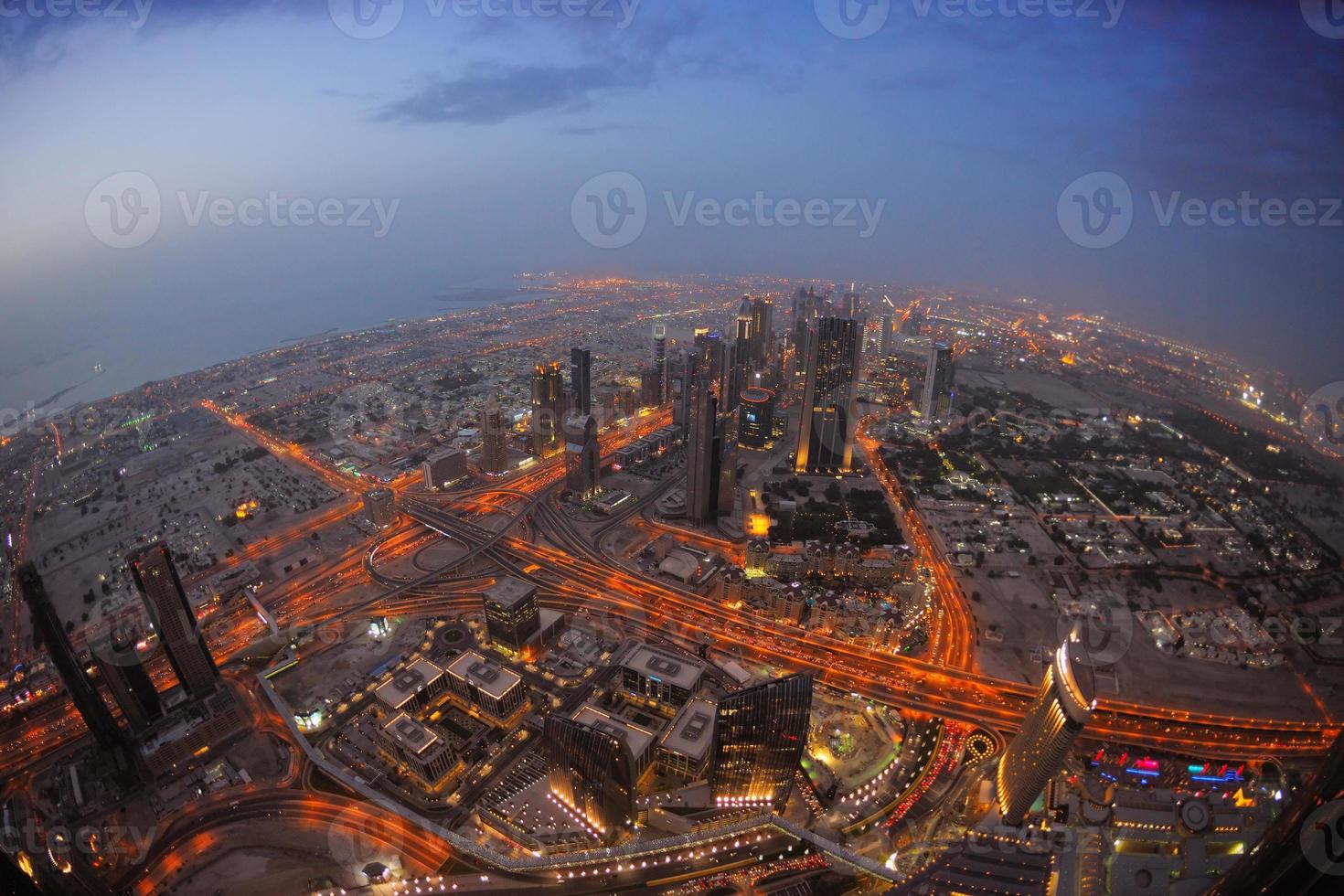 Dubai skyline view photo