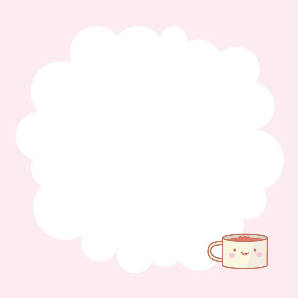 To do list with cute kawaii illustrations. Template for agenda, schedule, planners, checklists, notebooks, cards and other stationery. Vector
