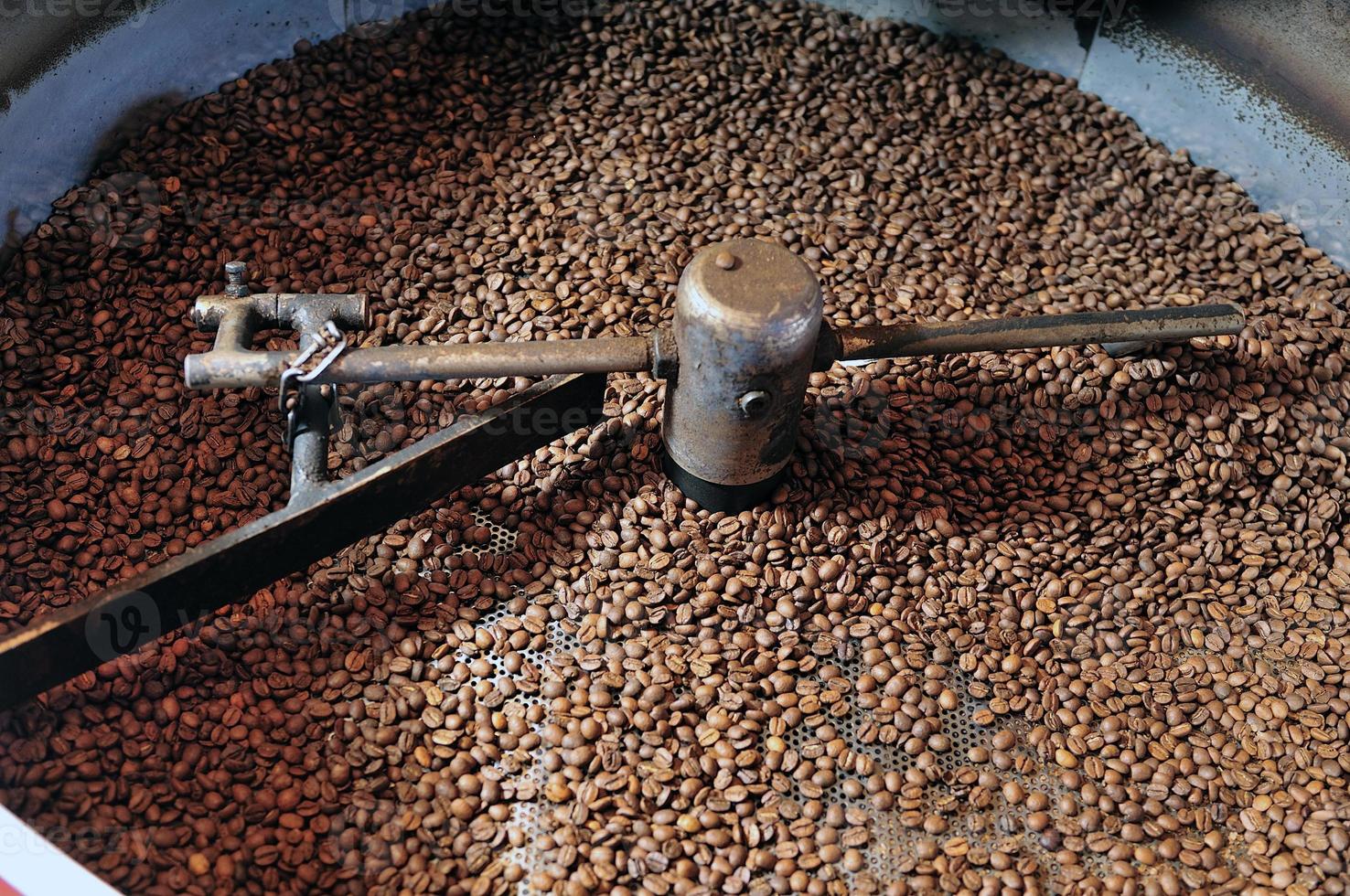 Coffee roasting view photo