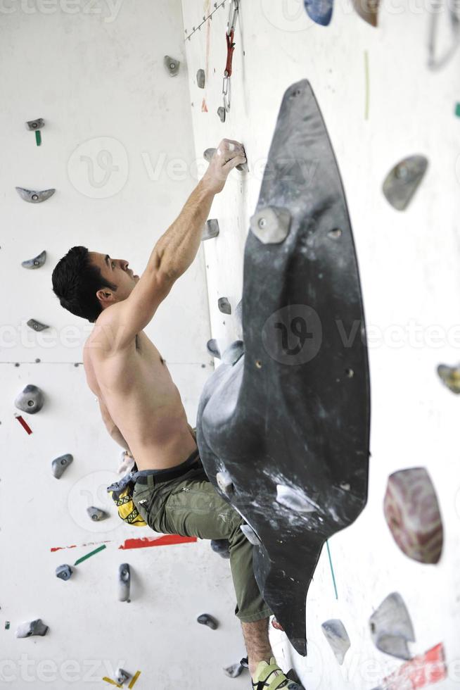 man exercise sport climbing photo