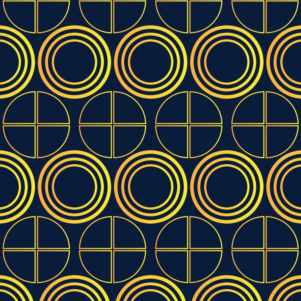 nuevo diseño de vector de patrón de oro cirlce abstracto.