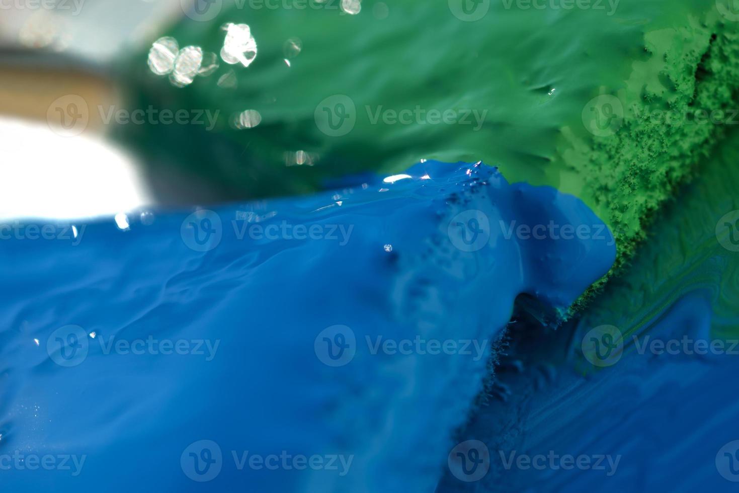 Paint on white surface photo