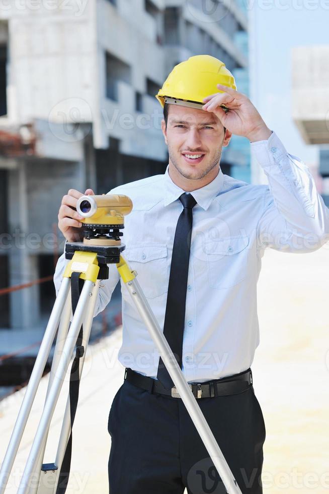 architect on construction site photo