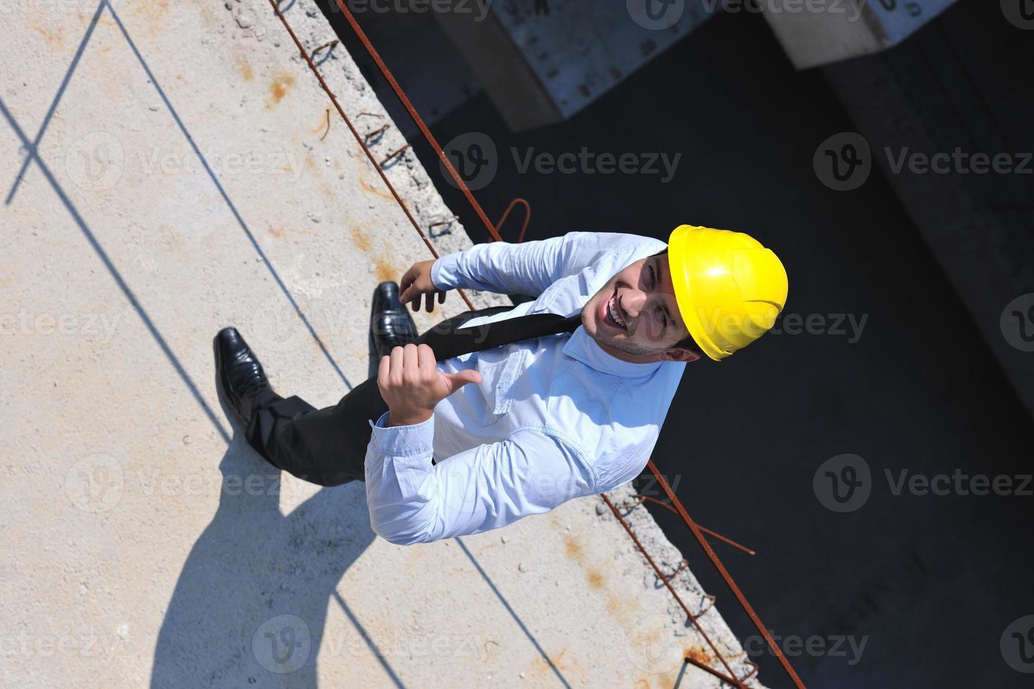 architect on construction site photo