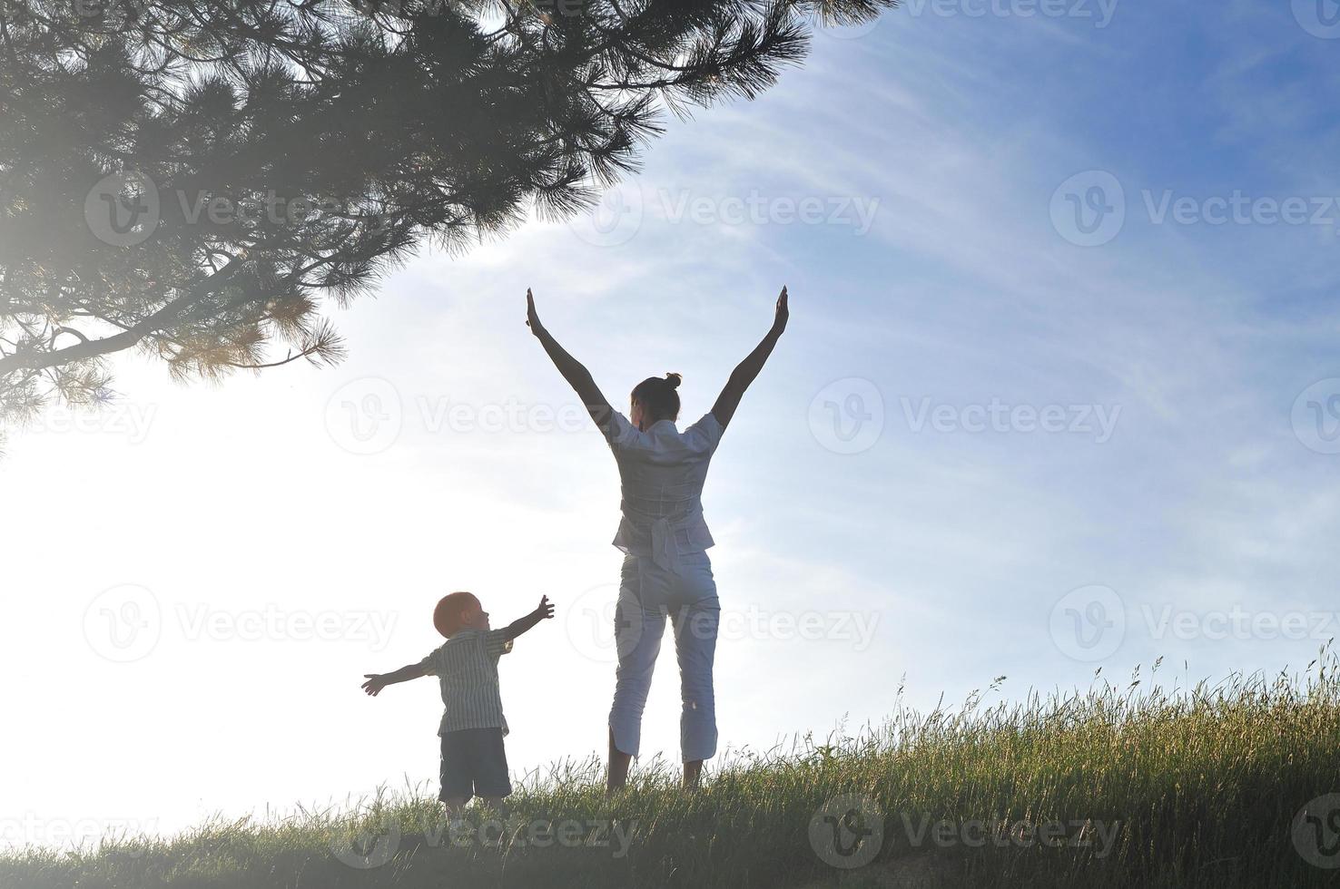 woman child outdoor photo