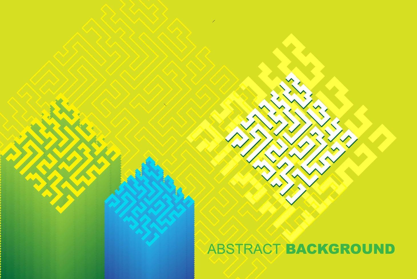 Geometric pattern polygonal shape gradient color background. vector