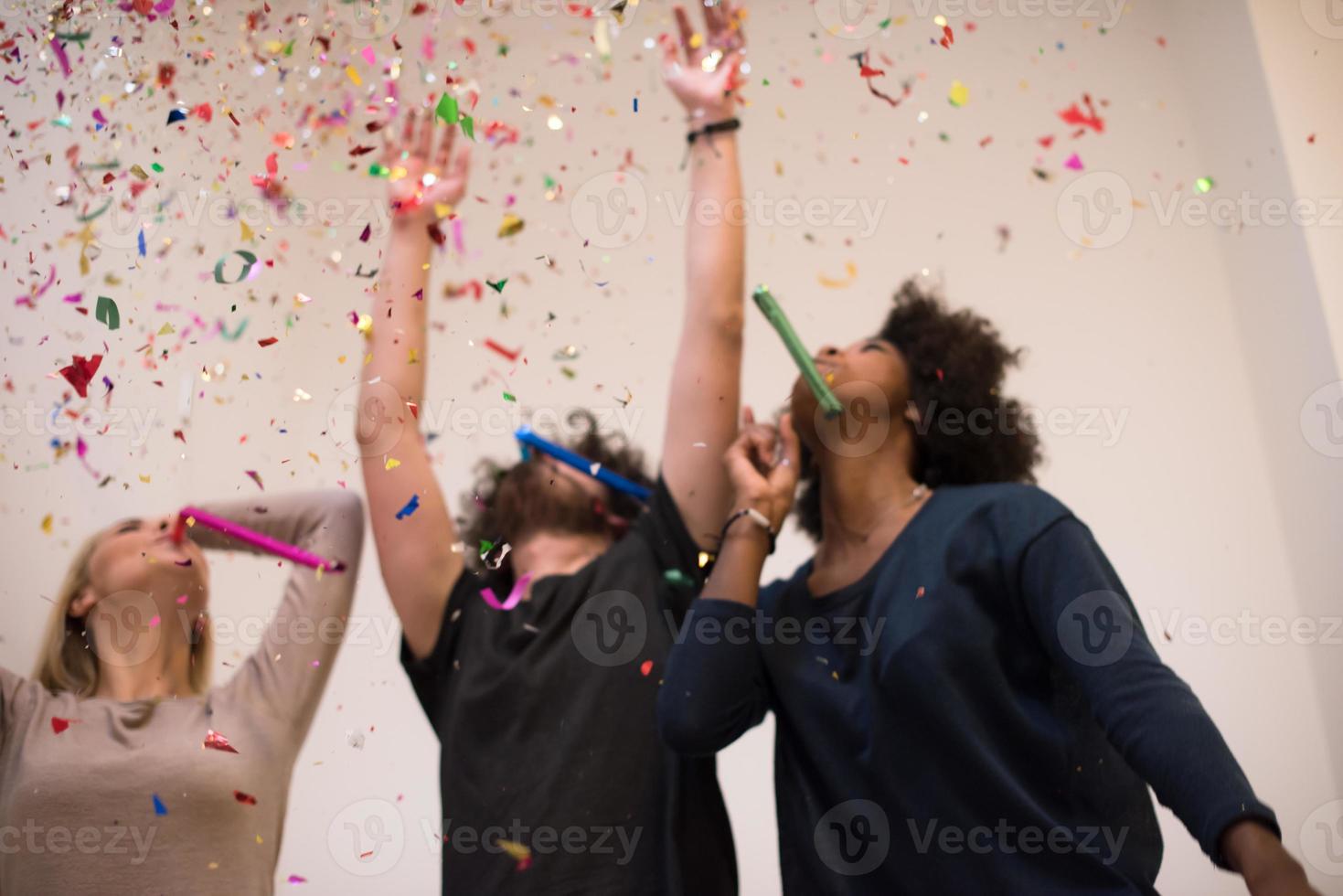 confetti party view photo
