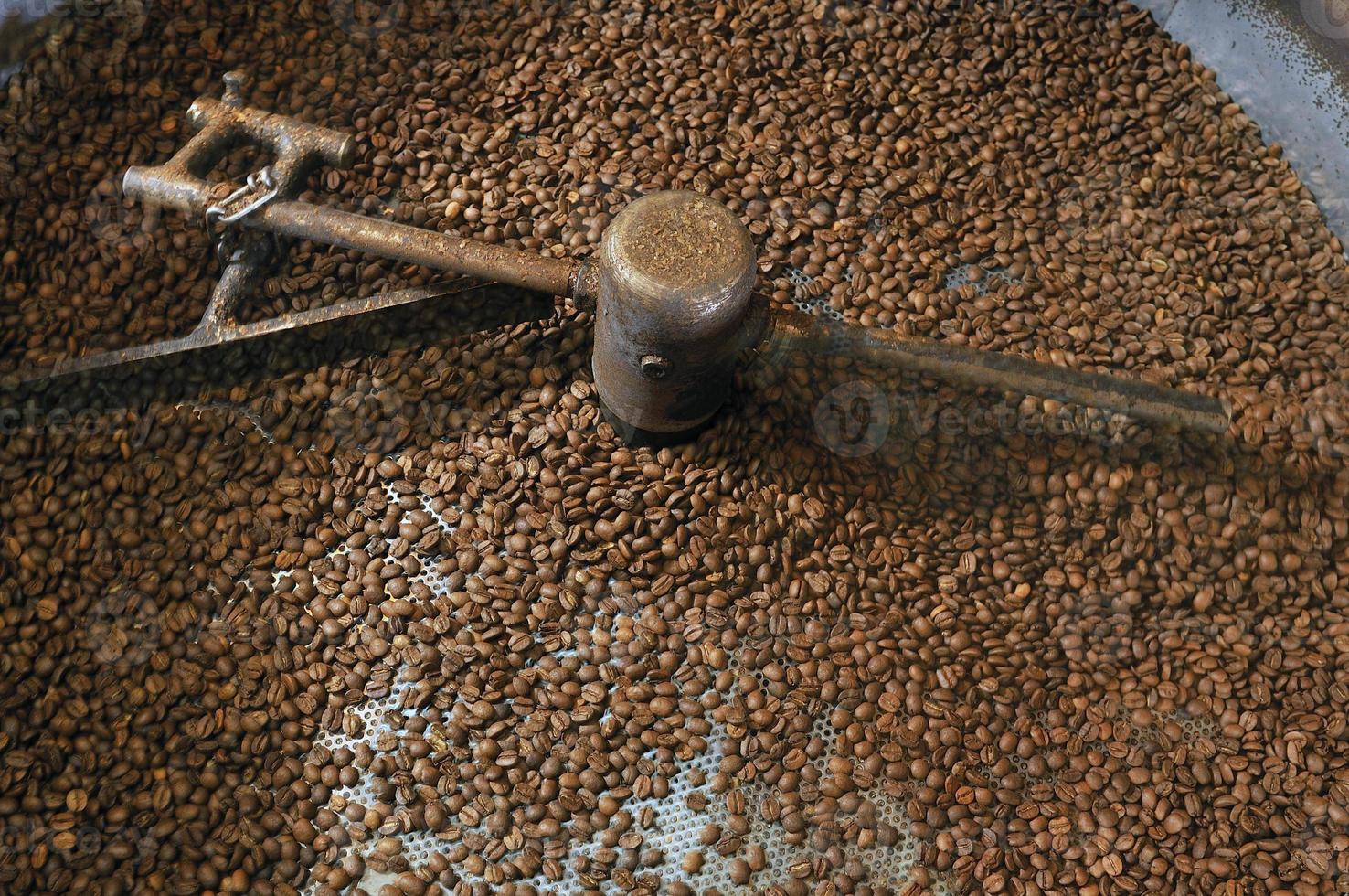 Coffee roasting view photo