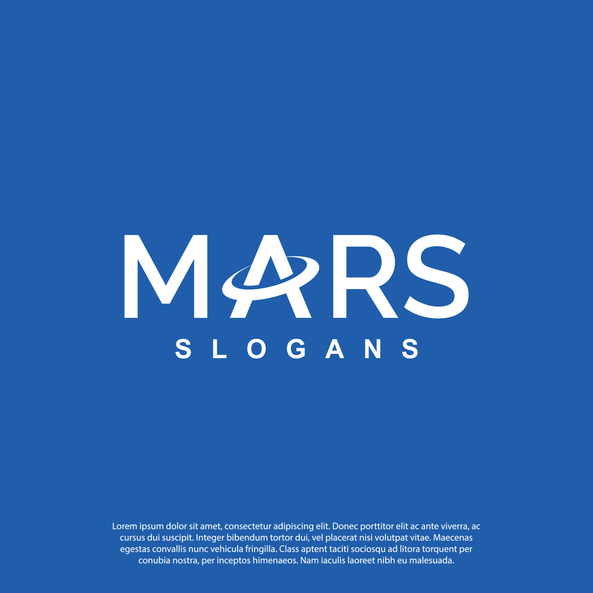 Astronomical logo design. Mars 11258940 Vector Art at Vecteezy