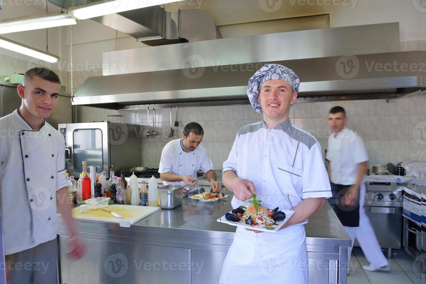 chef preparing food photo