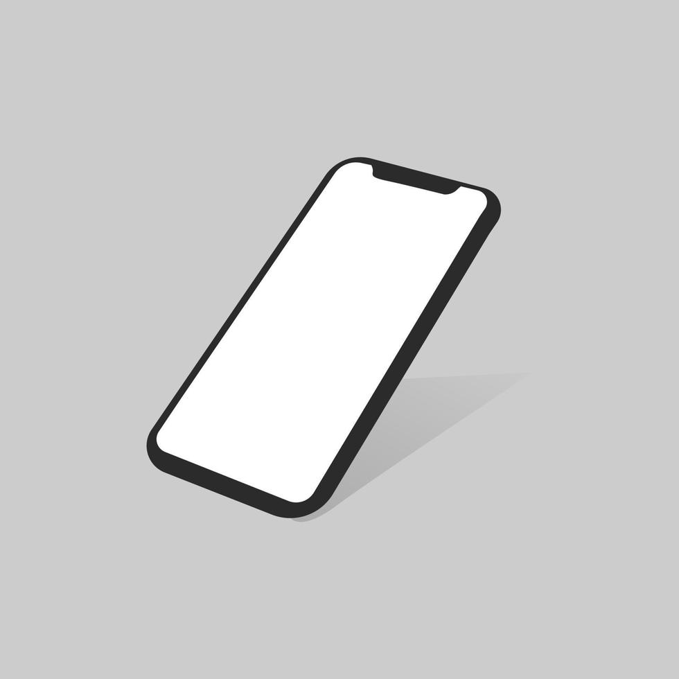 Realistic smartphone mockup vector