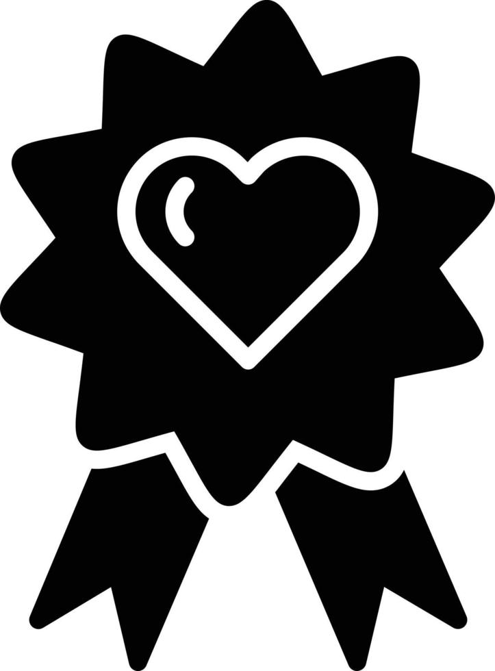 Award Glyph Icon vector