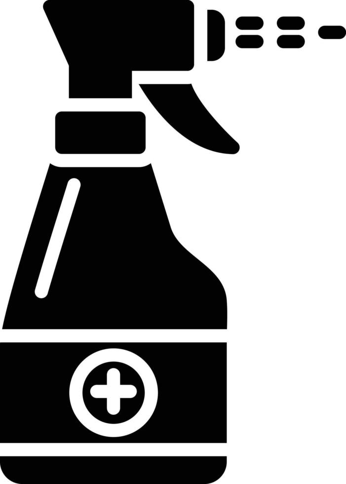 Disinfectant Glyph Icon vector