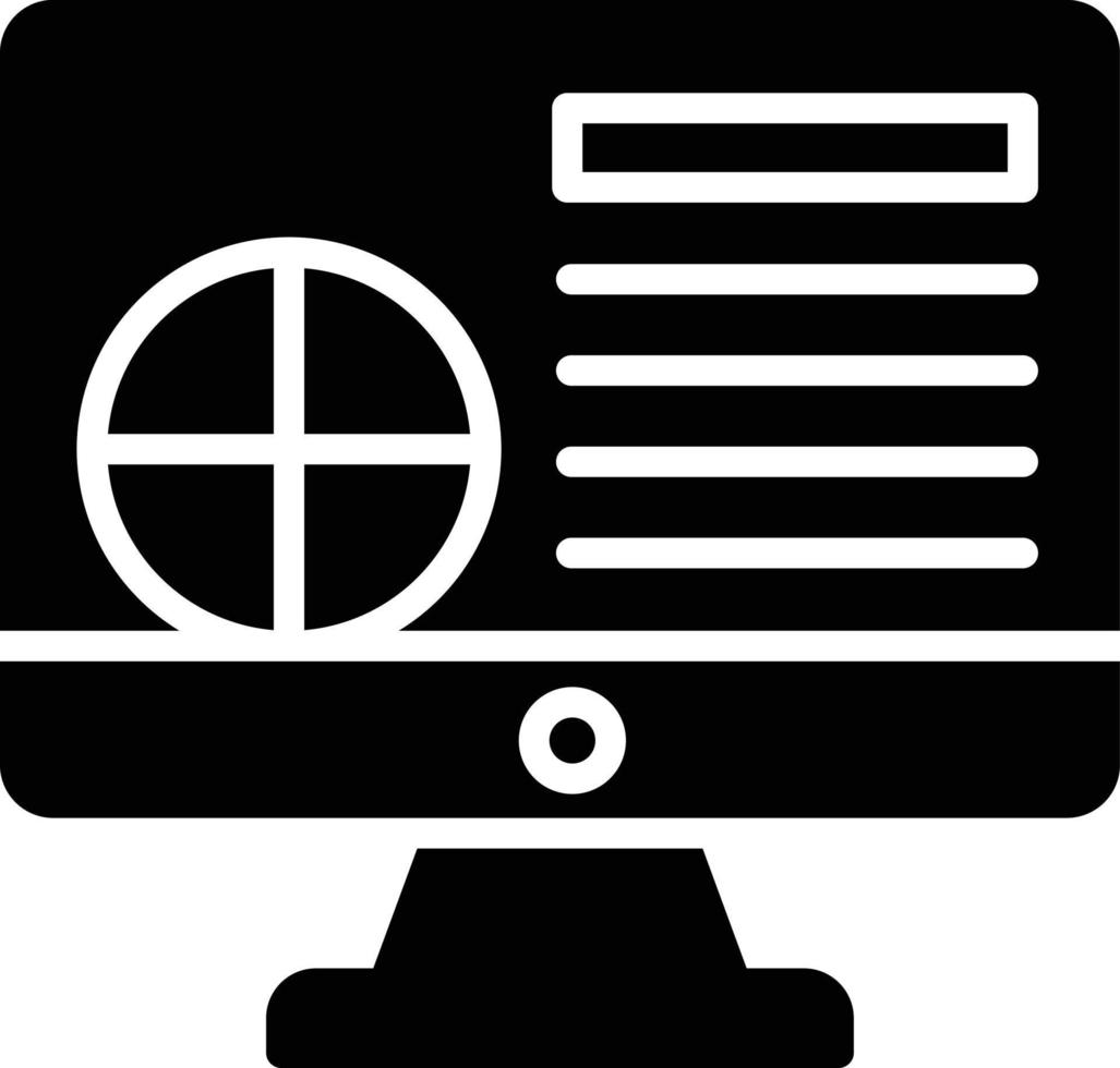 Dashboard  Glyph Icon vector