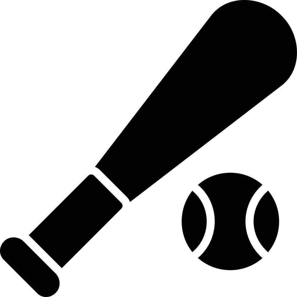 Baseball Glyph Icon vector