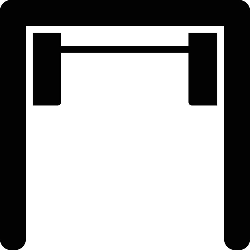 Handbar Glyph Icon vector