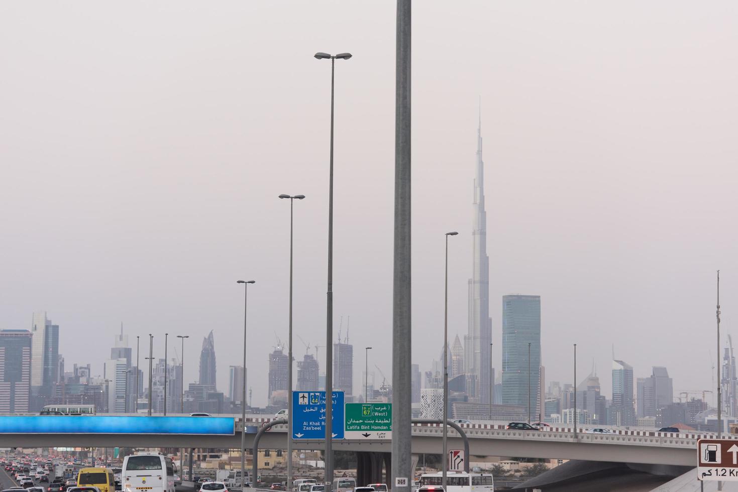 Dubai, 2022 - Dubai traffic jam photo