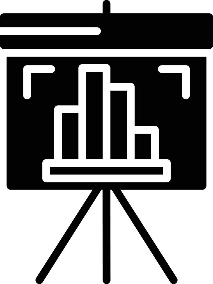 Presentation Glyph Icon vector