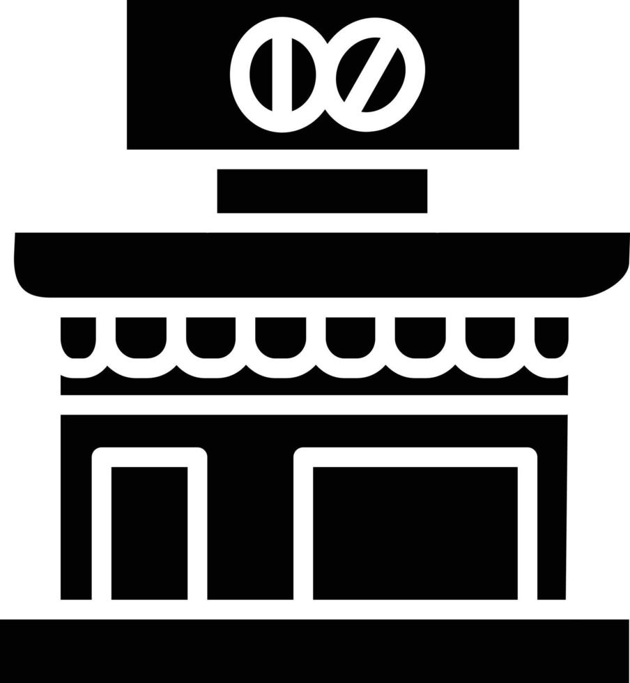 Cafe Glyph Icon vector
