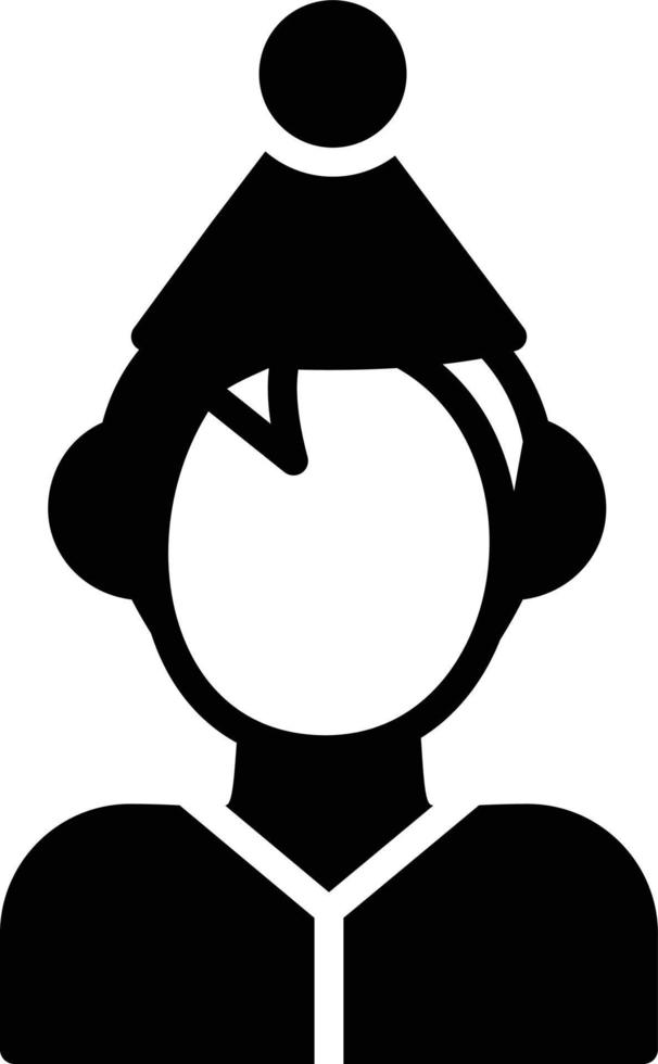 Birthday Boy Glyph Icon vector