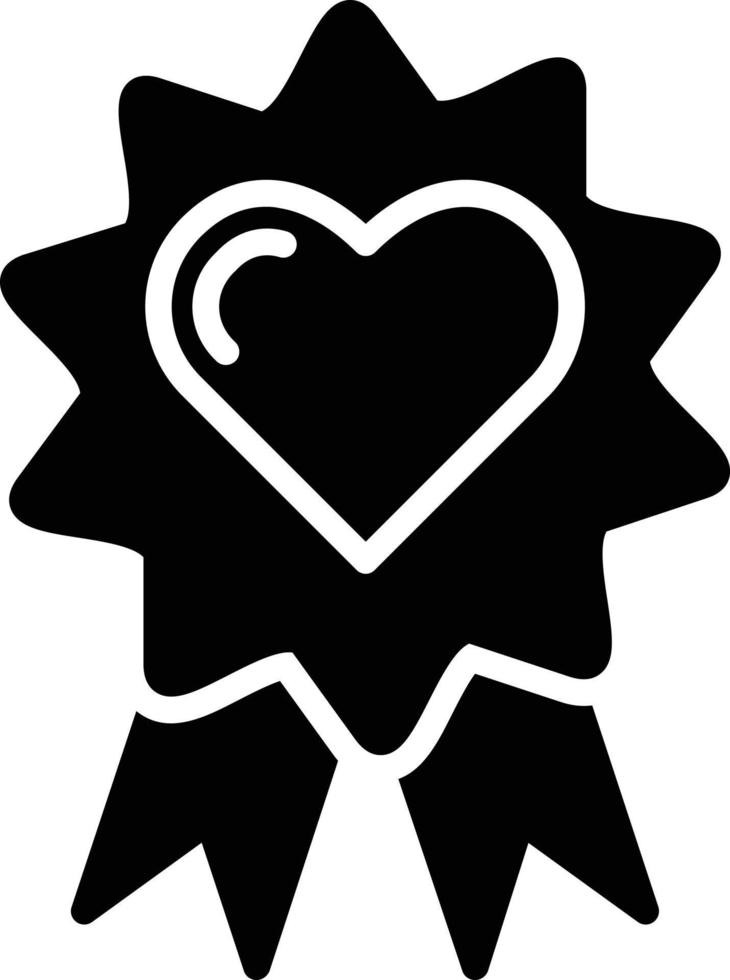 Award Glyph Icon vector